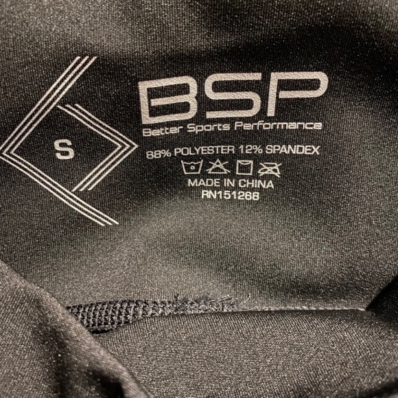 NWT BSP Black Purple Tropical High Waist 7/8 Legging Sheer Mesh - Picture 8 of 8